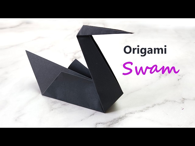 How To Make An Easy Origami Swan : DIY Beautiful Paper Swan