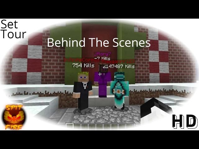 Holiday Minecraft Machinima Set Tour - Minecraft Parody Machinima