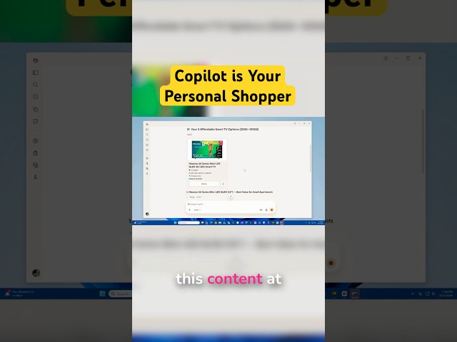 COPILOT Made My Buying Decision Ridiculously Easy #MicrosoftCopilot #Shorts