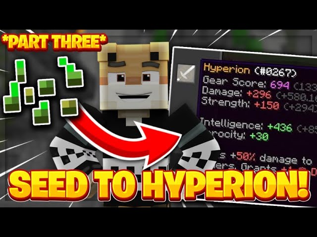 Farming from NOTHING to a Hyperion!! (Part 3) -- Hypixel Skyblock