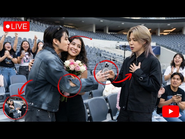 🔴 LIVE Day 1 Soundcheck: BTS's Jimin jealous as Jungkook hugs a girl at SoFi Stadium, LA! 😱🔥