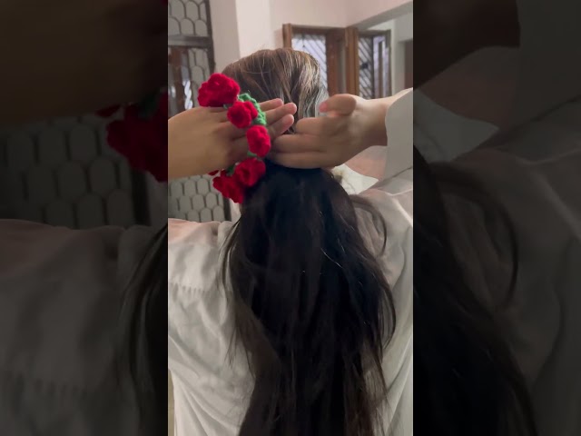 Hair tie crochet #crochet #shorts #viralvideo #trending