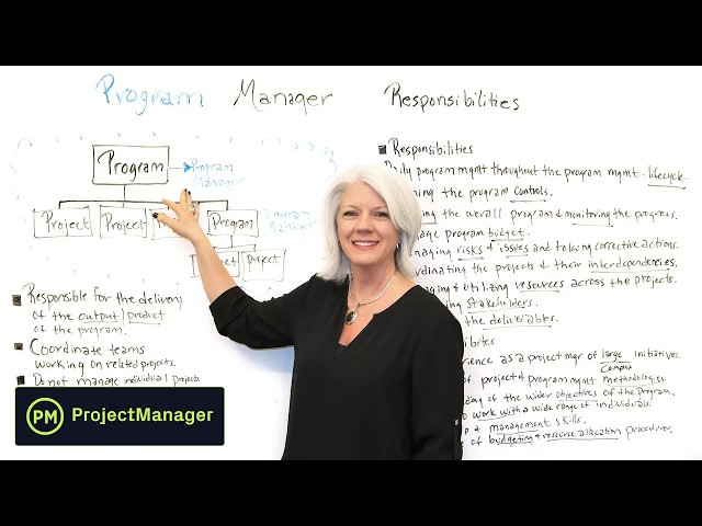 Program Manager Responsibilities - Project Management Training