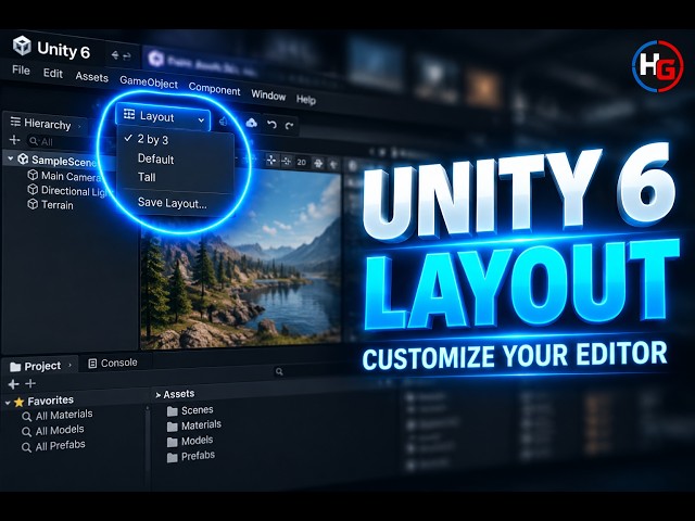 Unity 6 Layouts Explained – Customize Your Unity Editor Workspace