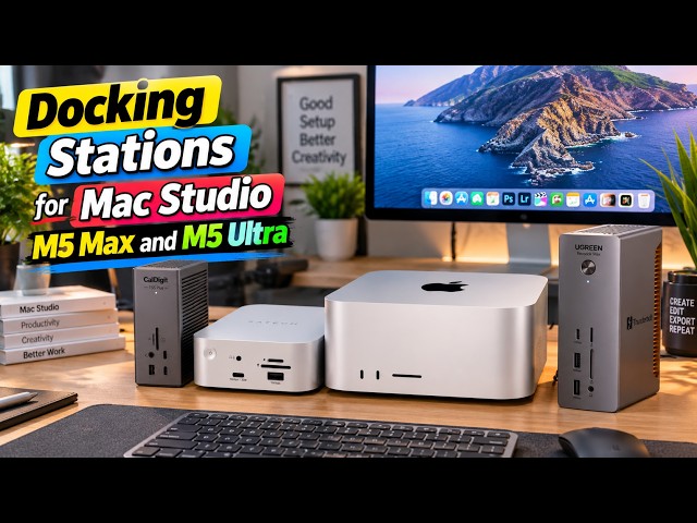 Docking Station for Mac Studio M5 Max and M5 Ultra