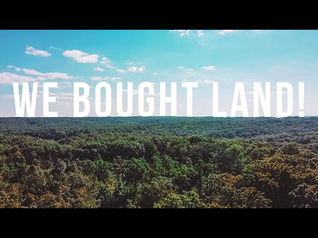 The start of our off-grid journey: We bought 5 acres of land!