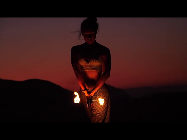 Fire Dance with Palm Candles