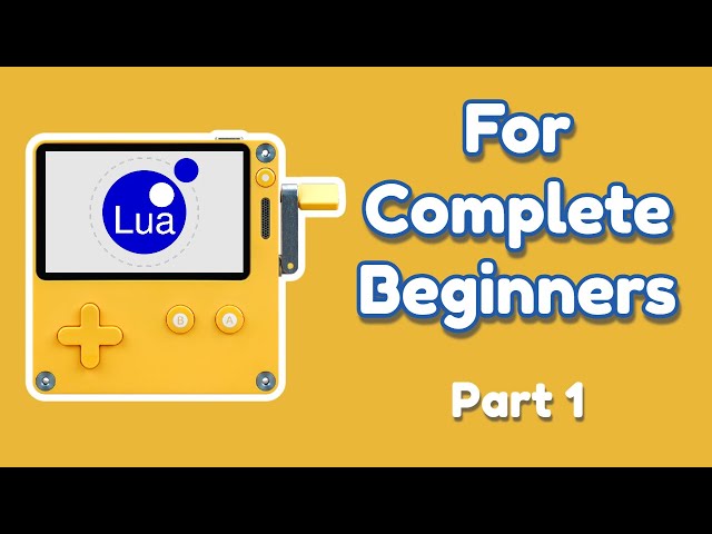 Learn to Code in Lua for Playdate Game Dev! Part 1