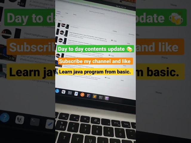 learn #java #programming in easy way. #bigginer #java #code #coding