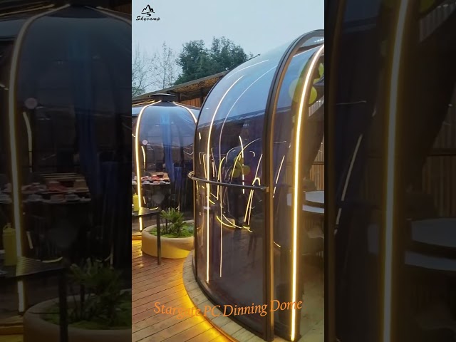 The Stargate Series PC Dining Dome is the ultimate private dining vibe  #dining #restaurant