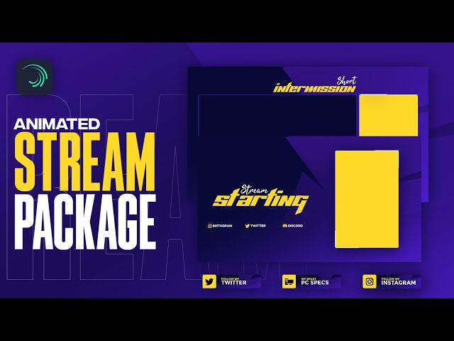 Amazing Stream Pack Design In Alight Motion