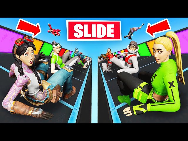 4v4 LOOT SLIDE in Fortnite Battle Royale