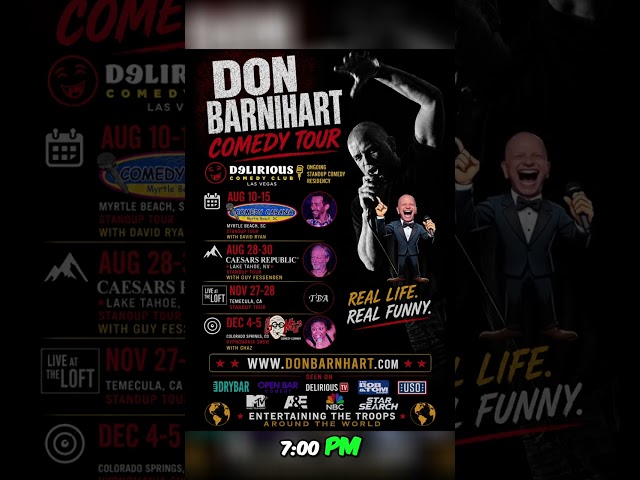 Las Vegas Comedy: Don Barnhart & Friends Live! #shorts