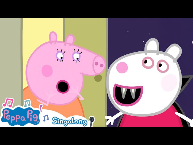 🎶 Suzy is a Vampire Trick or Treat Song 👻 Halloween Peppa Pig Songs 🐽 Singalong & Karaoke for Kids 🎤
