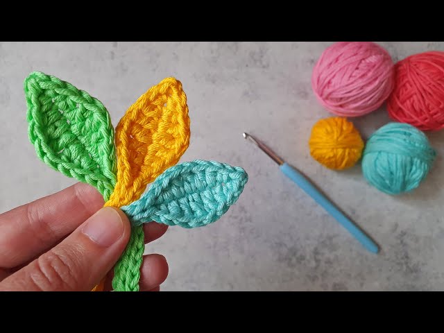 AMAZING! Look what I crocheted with leftover yarn! Crochet.