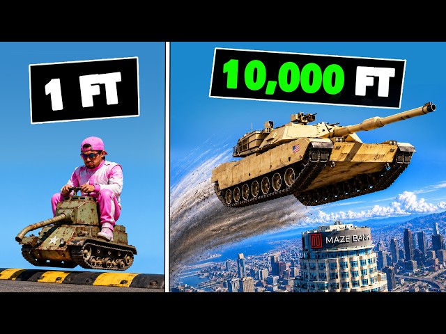 Every Time I Crash, My Tank JUMPS HIGHER in GTA 5