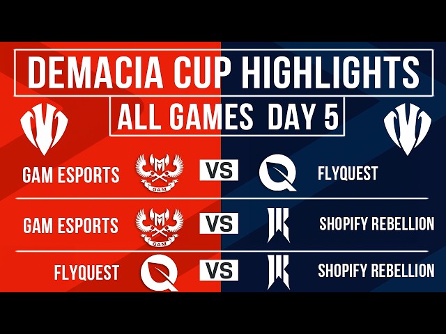 Highlights ALL GAMES Day 5 | Demacia Cup Global Invitational 2026