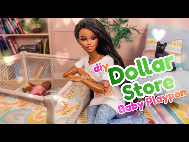 DIY Dollar Tree Crafts | My Mini Baby Playpen | 2 in 1 Crafts | Quick Crafts