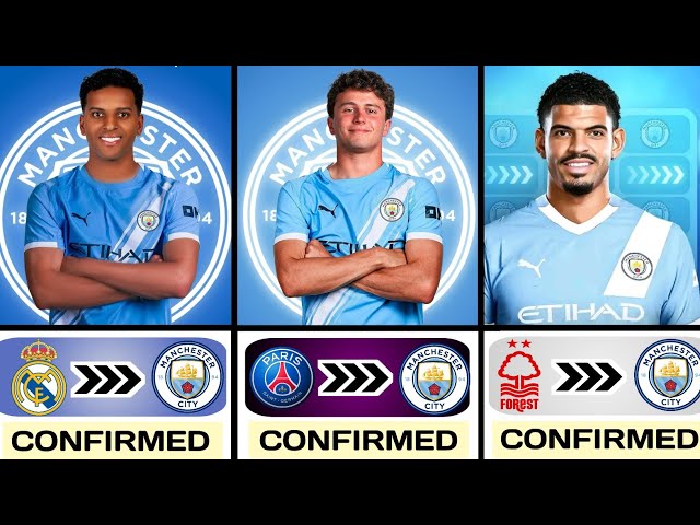 Manchester City Confirmed Transfer News Today | Rodrygo to Man City, João Neves to Man City...🤯✅