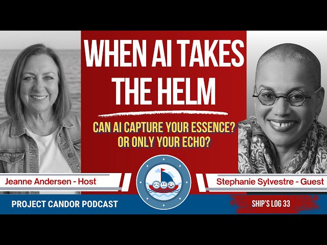 When AI Takes The Helm, with Stephanie Sylvestre | Ship's Log #33
