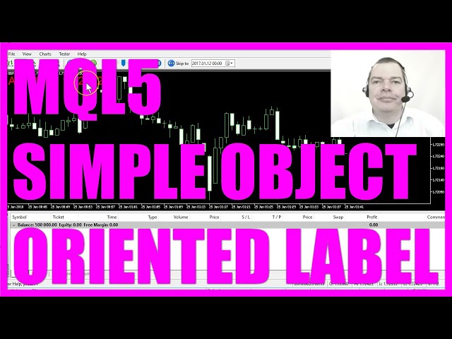 MQL5 TUTORIAL ENGLISH - SIMPLE OBJECT ORIENTED LABEL