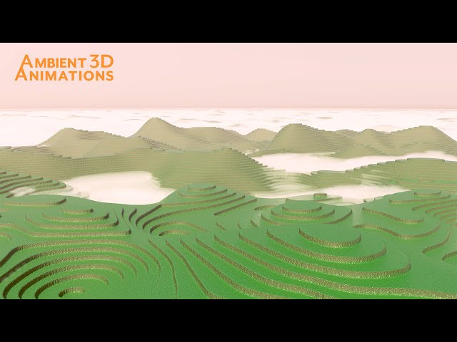 Windy Rice Terraces in the Clouds | Sleep, Yoga & Meditation