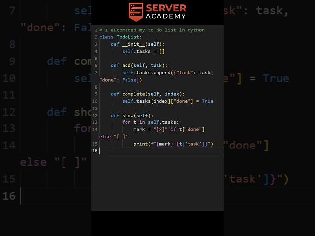 A to-do list app in Python (OOP)