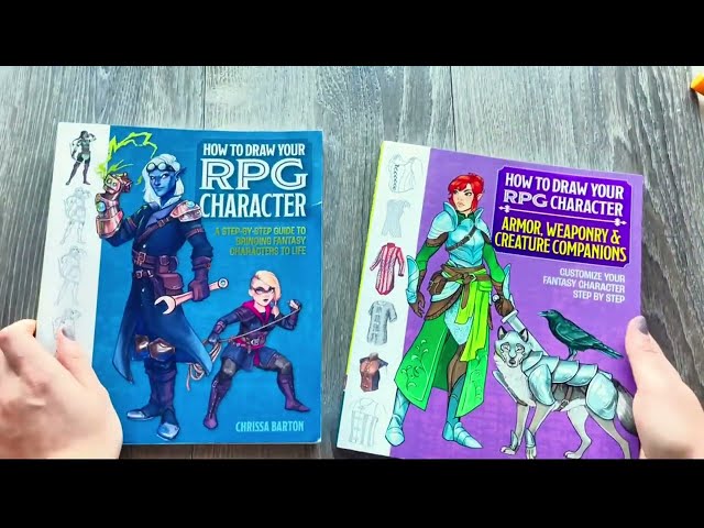 I made a book about drawing fantasy characters...Here's what's inside!