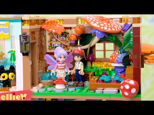 The house grew a mush room 🍄🍄‍🟫 Astrid & Petch custom Lego dollhouse build part 8