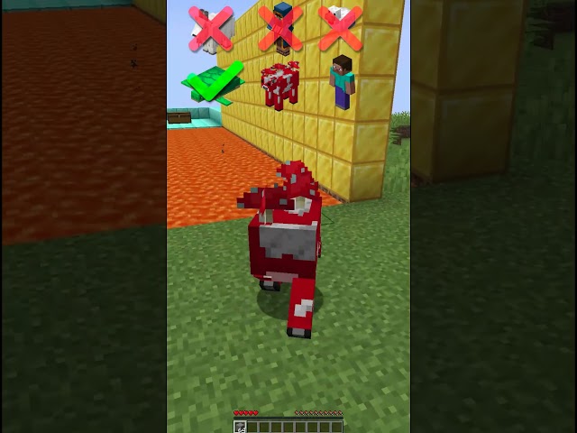 Minecraft lava trap vs mobs マインクラフトの溶岩トラップ vs モブ