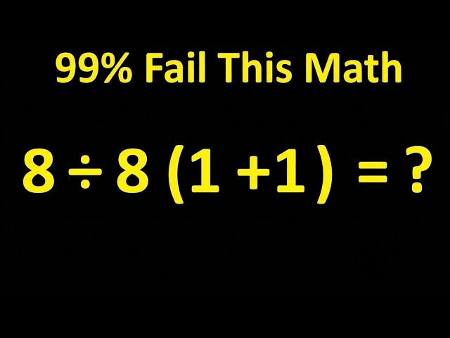 This math problem fools everyone!