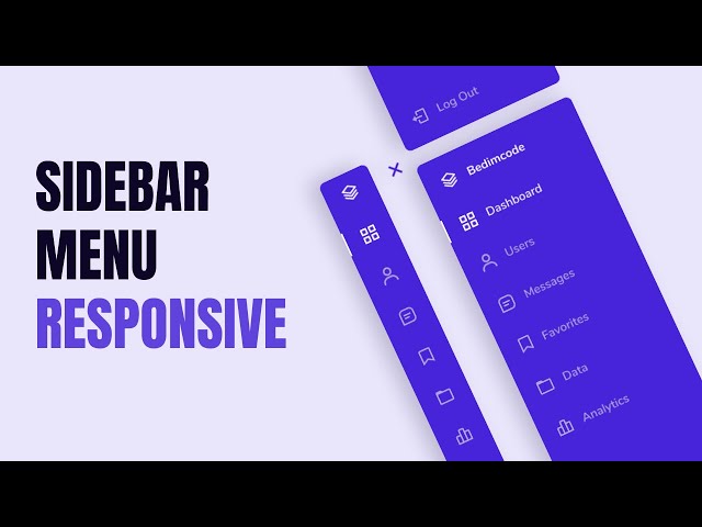 Responsive Sidebar Menu Using HTML CSS And JAVASCRIPT | Dashboard Sidebar Menu