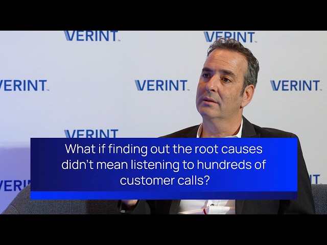 Contact Center Root Cause Analysis in One Question: Verint Genie Bot Explained | Engage 2026