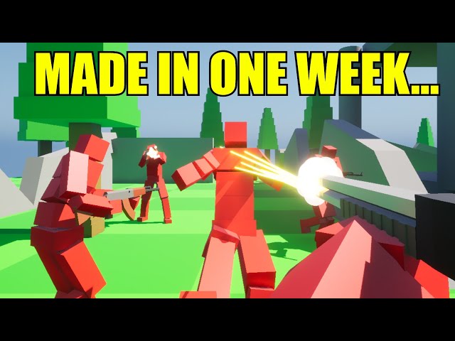 So I tried developing a MULTIPLAYER FPS GAME in ONE WEEK