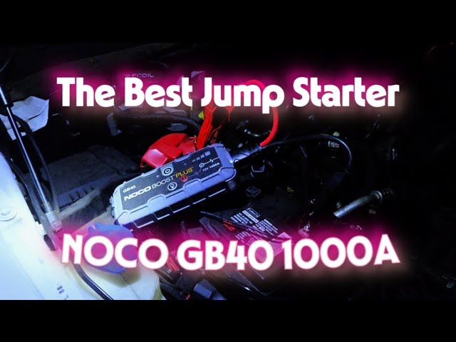Best 12V Jump Starter for your Vehicle!!! (NOCO Boost GB40 1000A) *Link in the Description Below*