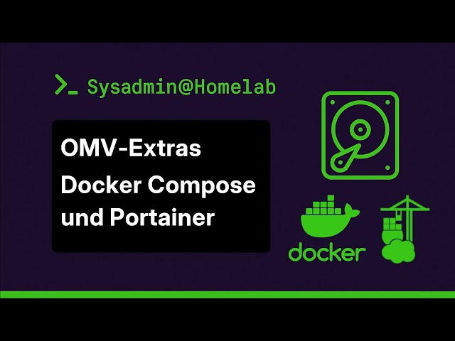 OMV: Installing Docker Compose and Portainer