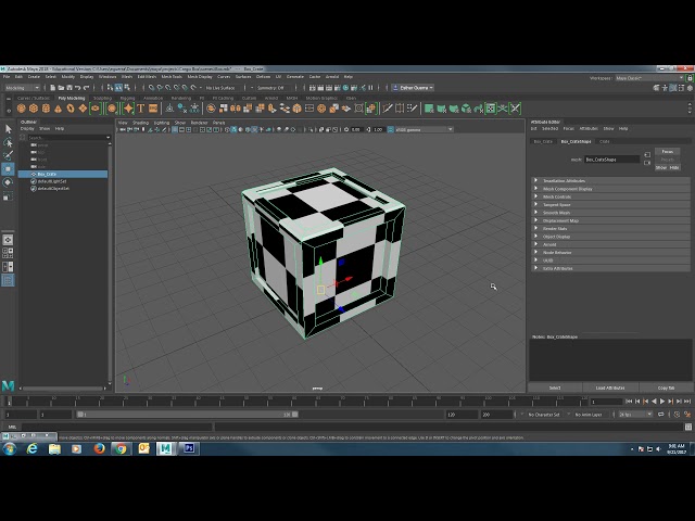 Maya Adv  UV Mapping Pt. 4 : Normal Maps and Transferring UV Texture to Maya