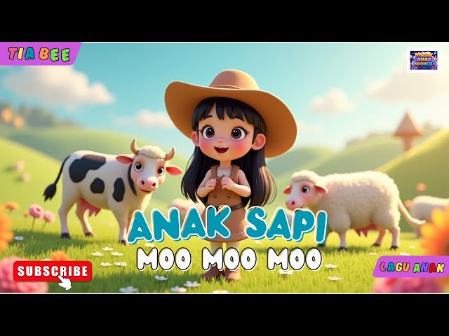 Anak Sapi Moo Moo Moo || Tia Bee - Lagu Anak-Anak Edukatif 🐄🐮👧
