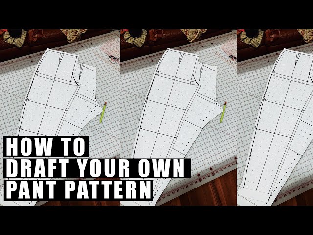 How to Draft a Pant Pattern! | Personal Style | Happily Dressed