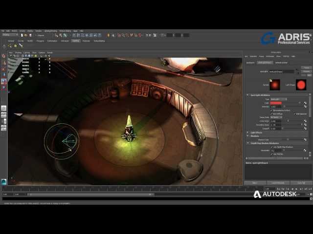 Autodesk Maya LT 2014 - Hyper Shade Editor