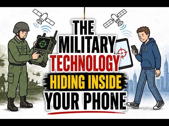 The Military Technology Hiding Inside Your Phone #Smartphone #HiddenTechnology #GPSHistory