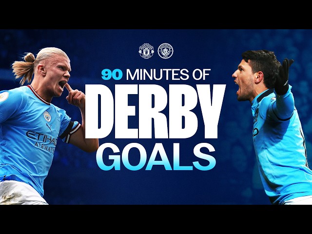 90 MINUTES of GREAT Manchester derby goals! | Haaland, Goater, Aguero and more! 🔥 | City v United