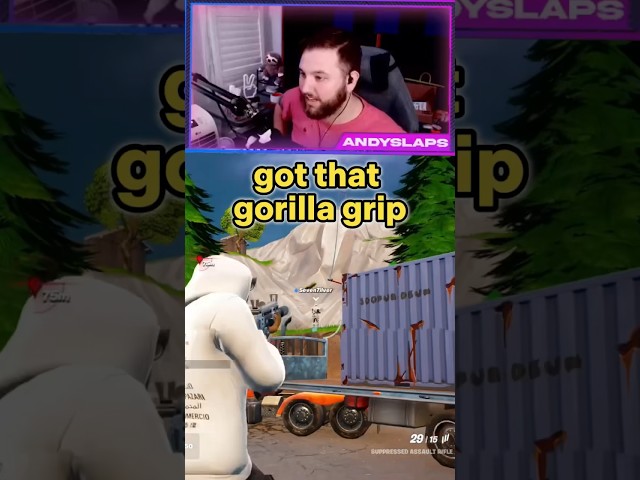 Gorilla Grip Toes to Win Fortnite