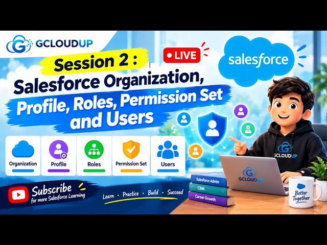 Session 2 : Salesforce Organization, Profile, Roles, Permission Set and Users