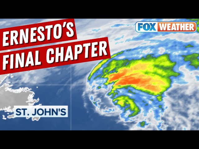 Ernesto Now A Post-Tropical Cyclone