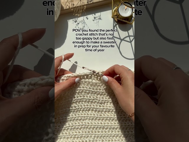 Almost there with the body of the new crochet sweater 🤩🤩🤩 #crochetsweater #crochet