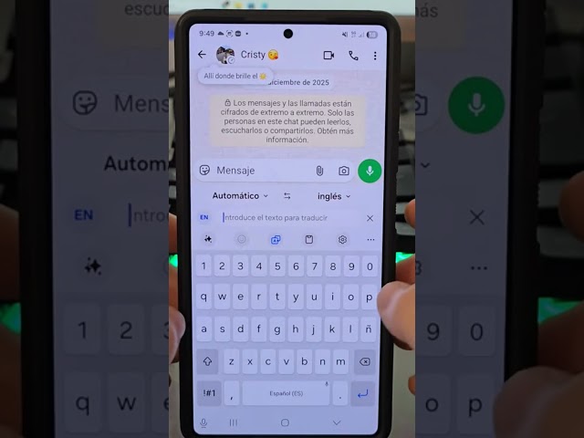 🗣️📱 Samsung automatically translates WhatsApp messages