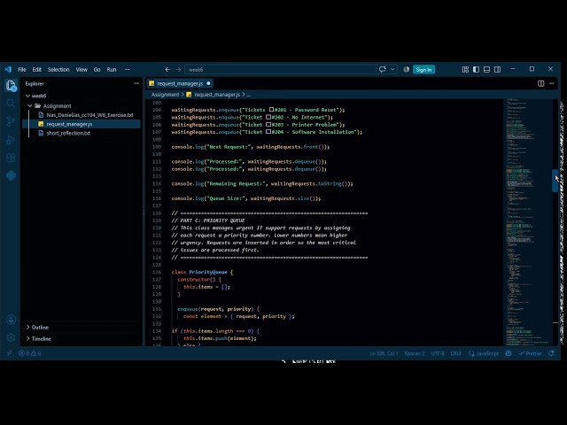 Stacks, Queues, Linked Lists - JavaScript programming