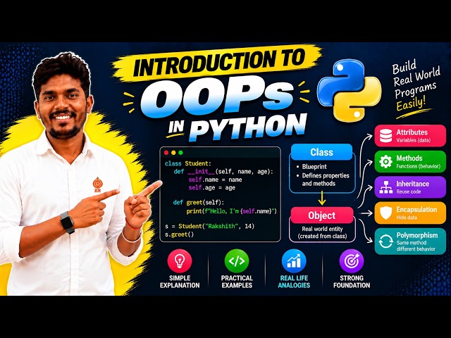 Introduction to OOPs in Python | Object-Oriented Programming for Beginners