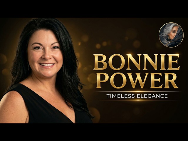 Timeless Beauty ・✿ BONNIE POWER | She Looks Stunning Over 50
